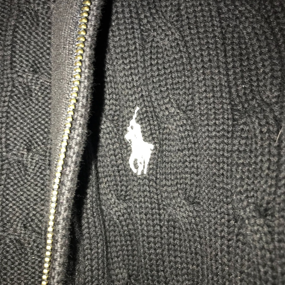 Polo zipper-up hoodie - Picture 2 of 3